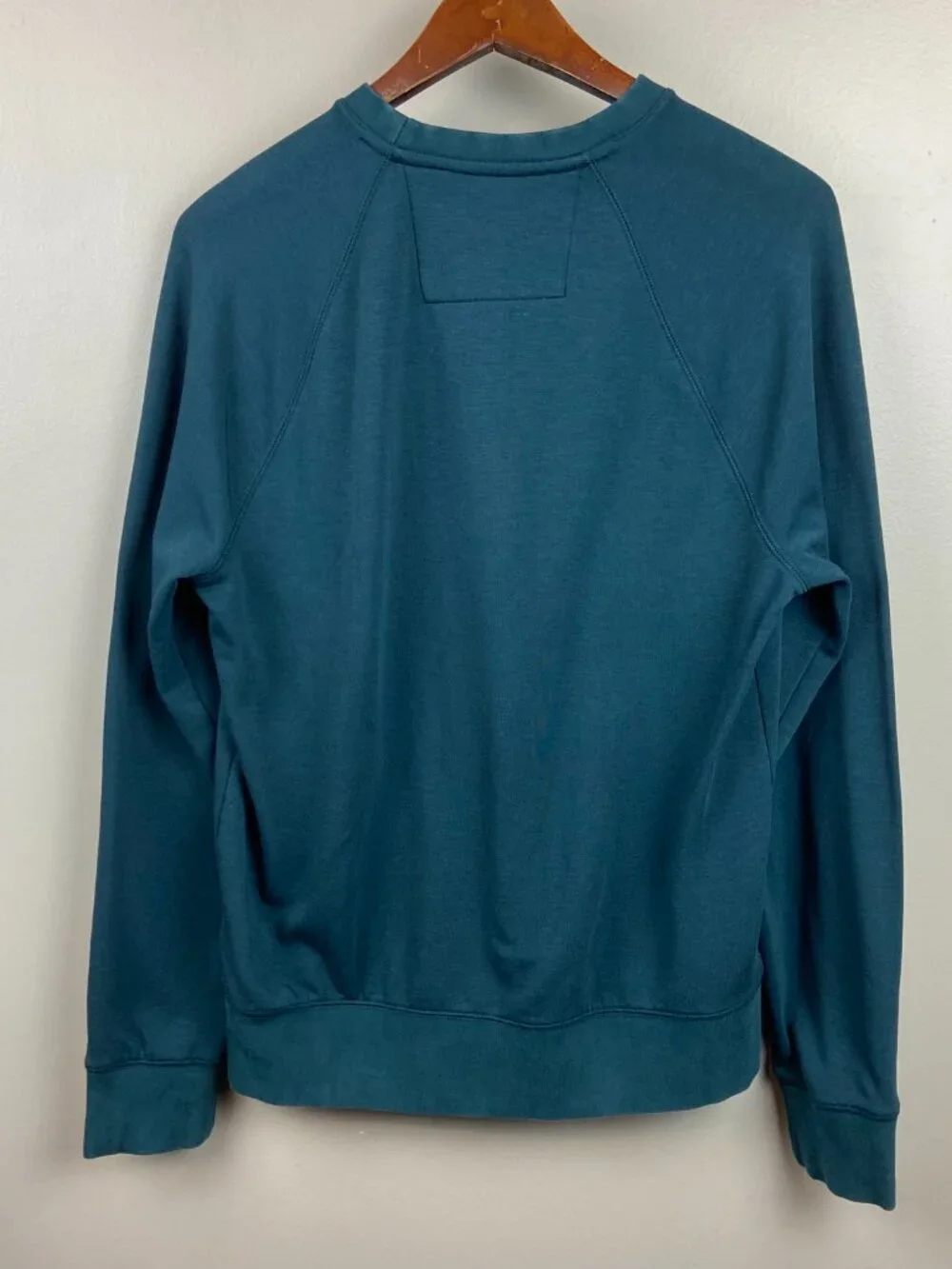 Banana Republic x Polartec Teal Blue Sweatshirt Size Medium Lightweight Outdoor